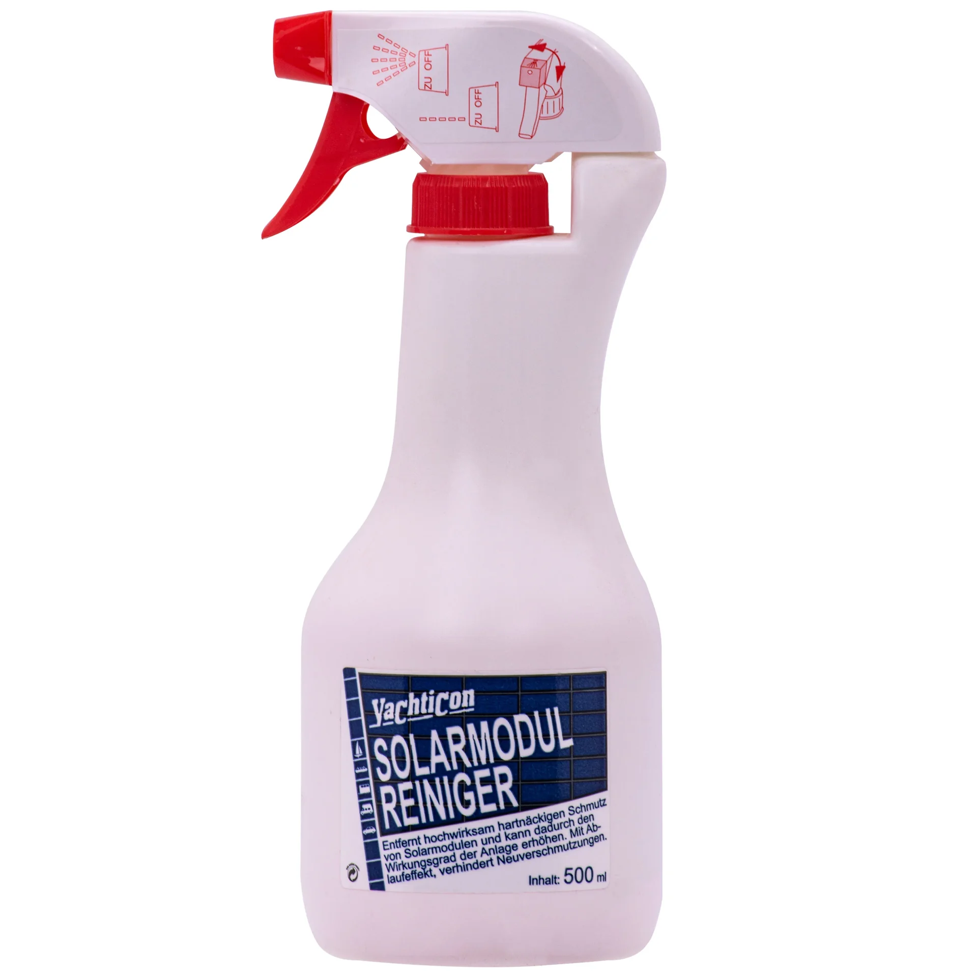 "Czyszczenie paneli słonecznych, płyn do mycia, środek do czyszczenia paneli fotowoltaicznych, butelka ze spryskiwaczem 500ml image"