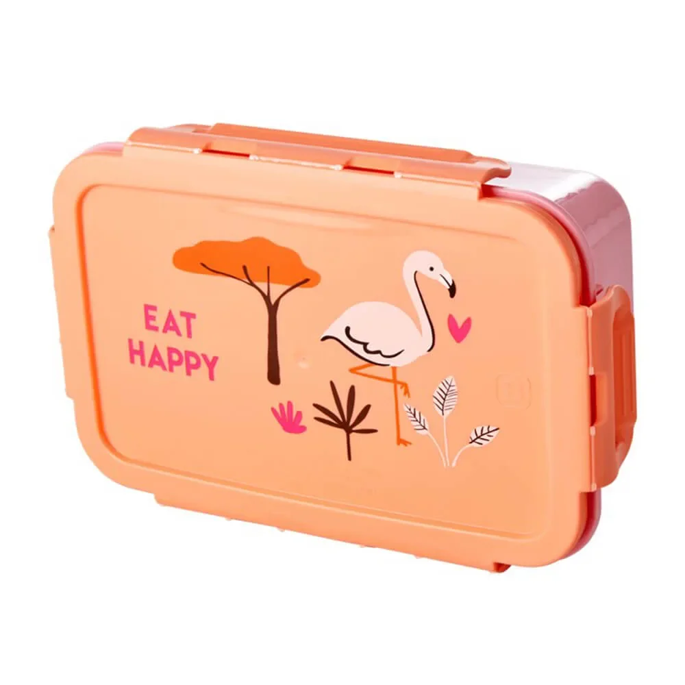 "Ryżowy lunch box duży flaming image"