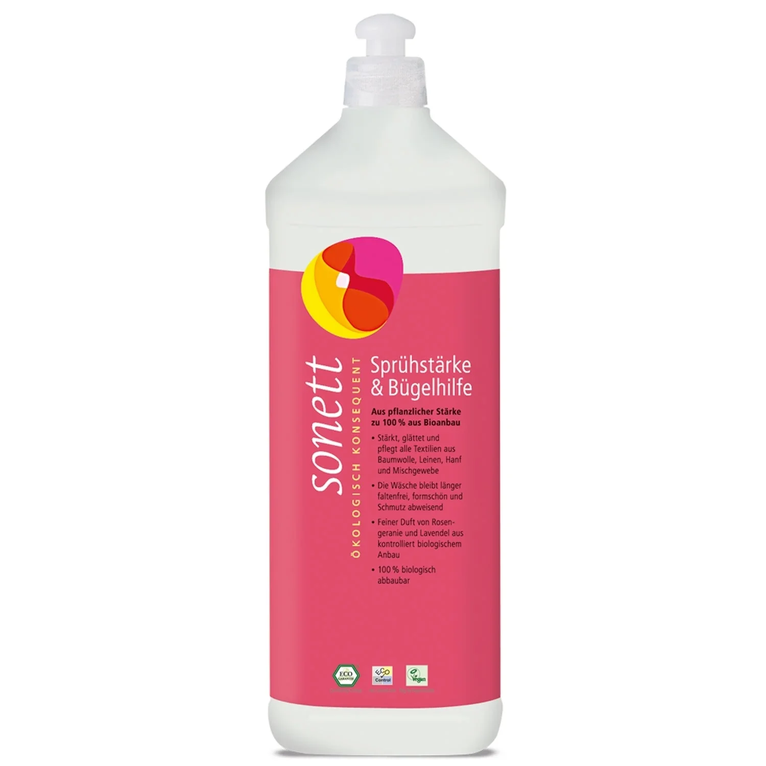 "Płyn do prasowania 1 litr, ułatwianie prasowania, spray do krochmalenia image"