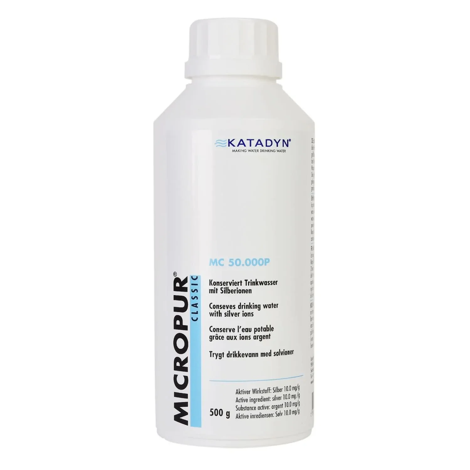 "Dezynfekcja wody, uzdatnianie wody, Katadyn Micropur Classic MC 50000P, 500g proszku image"