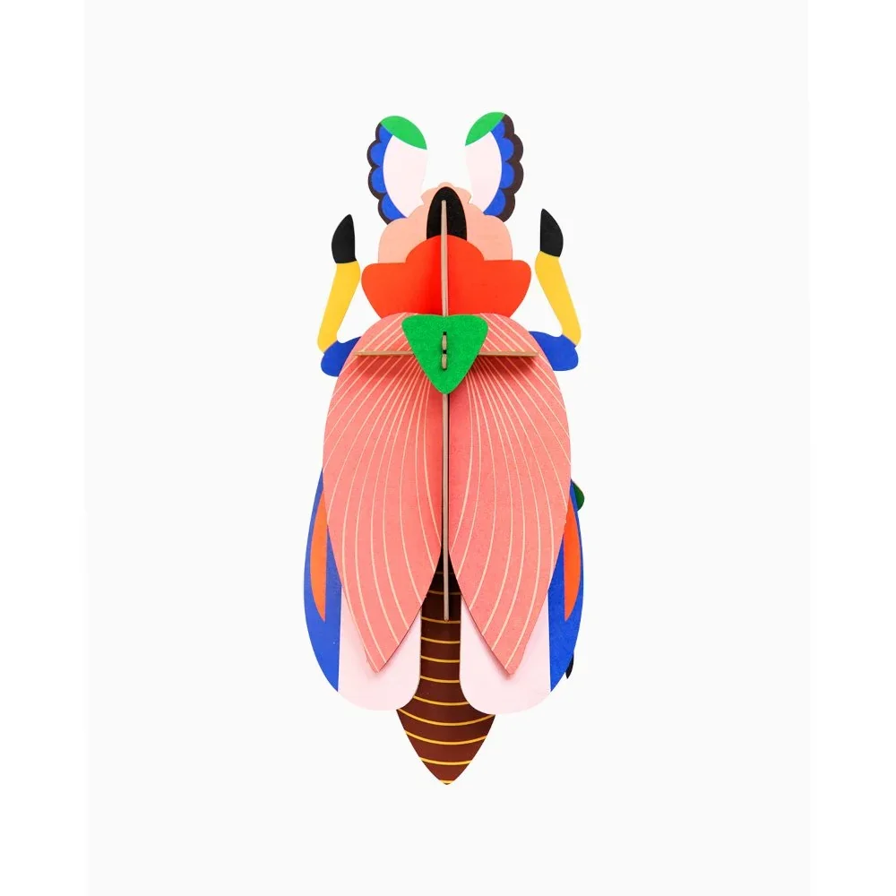 "studio ROOF 3D Beetle różowy karton image"