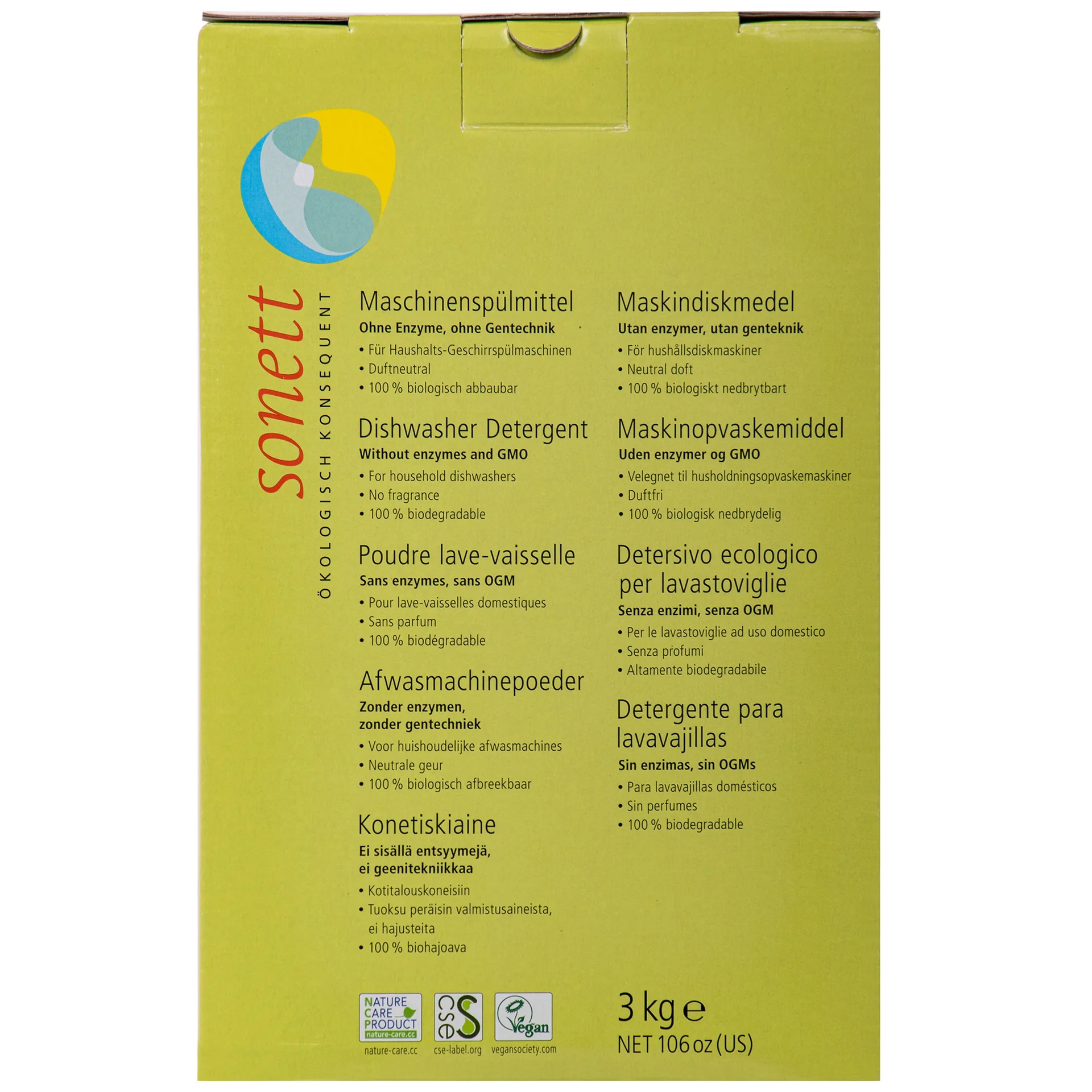Płyn do zmywarki, koncentrat, proszek 3kg