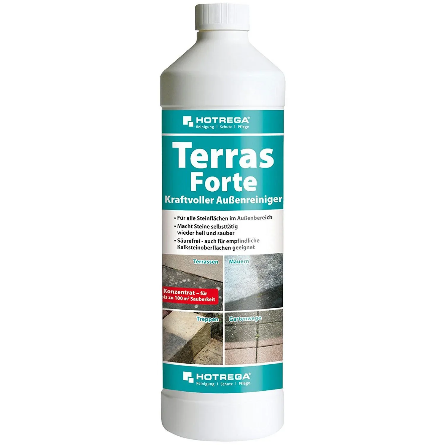 "Środek do czyszczenia tarasów, koncentrat do czyszczenia tarasów, 1 Liter, silny środek do czyszczenia tarasu image"