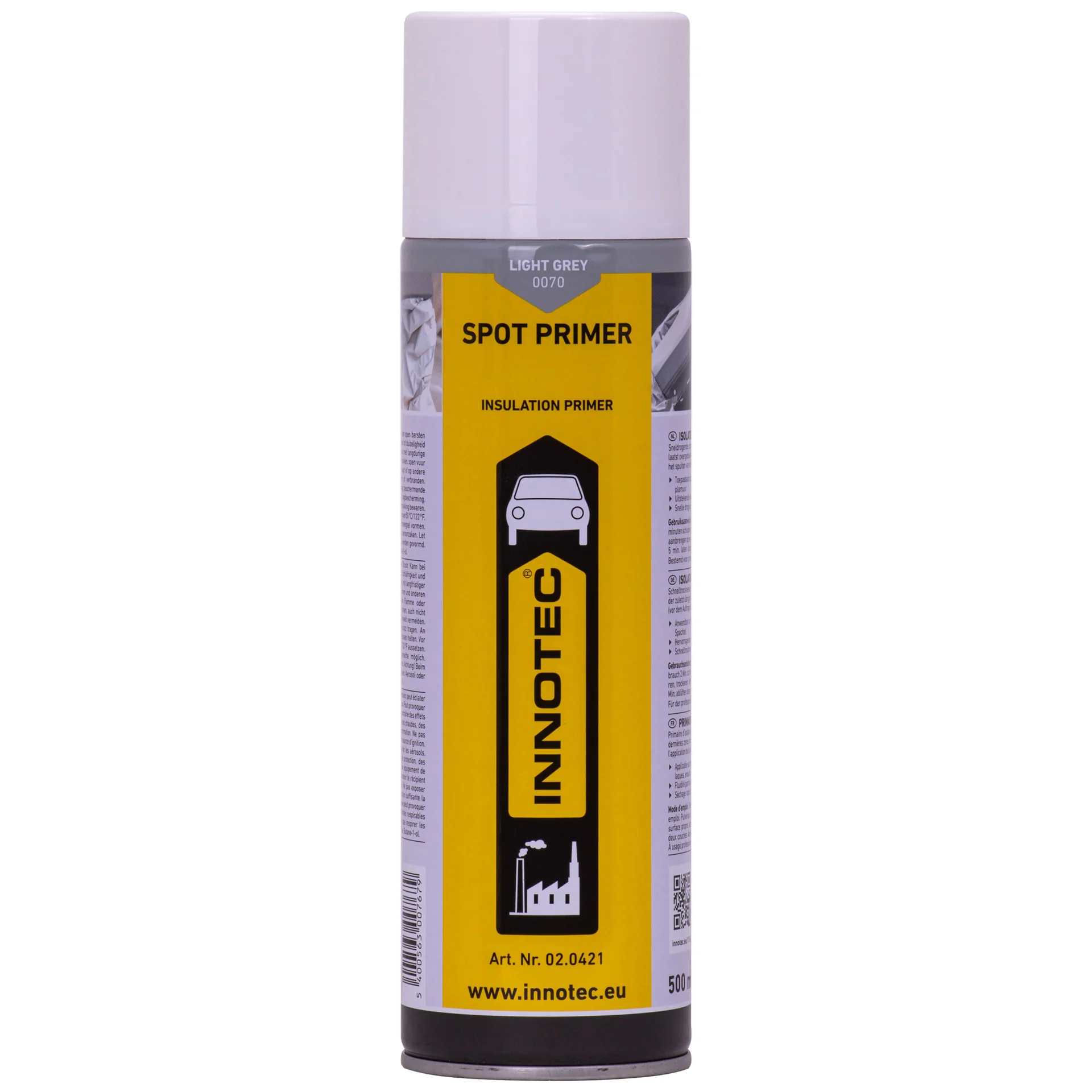 "Podkład izolujący, podkład w sprayu, podkład do zaprawek, szary, 500ml image"