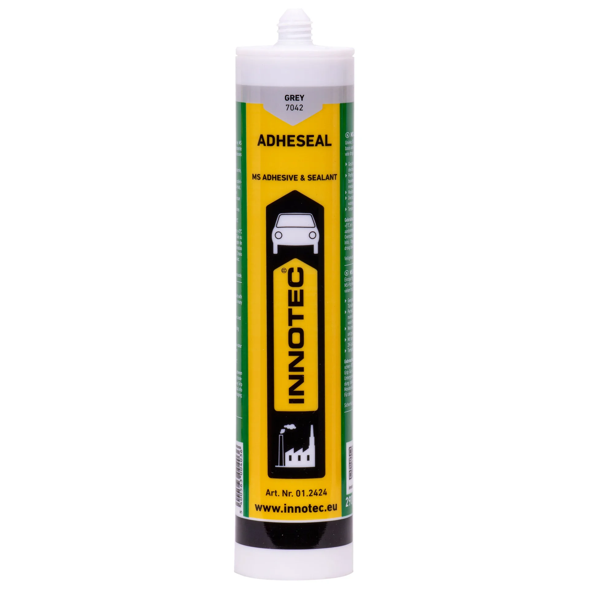 "Klej uszczelniający 290 ml, klej montażowy szary, uszczelniacz szary image"