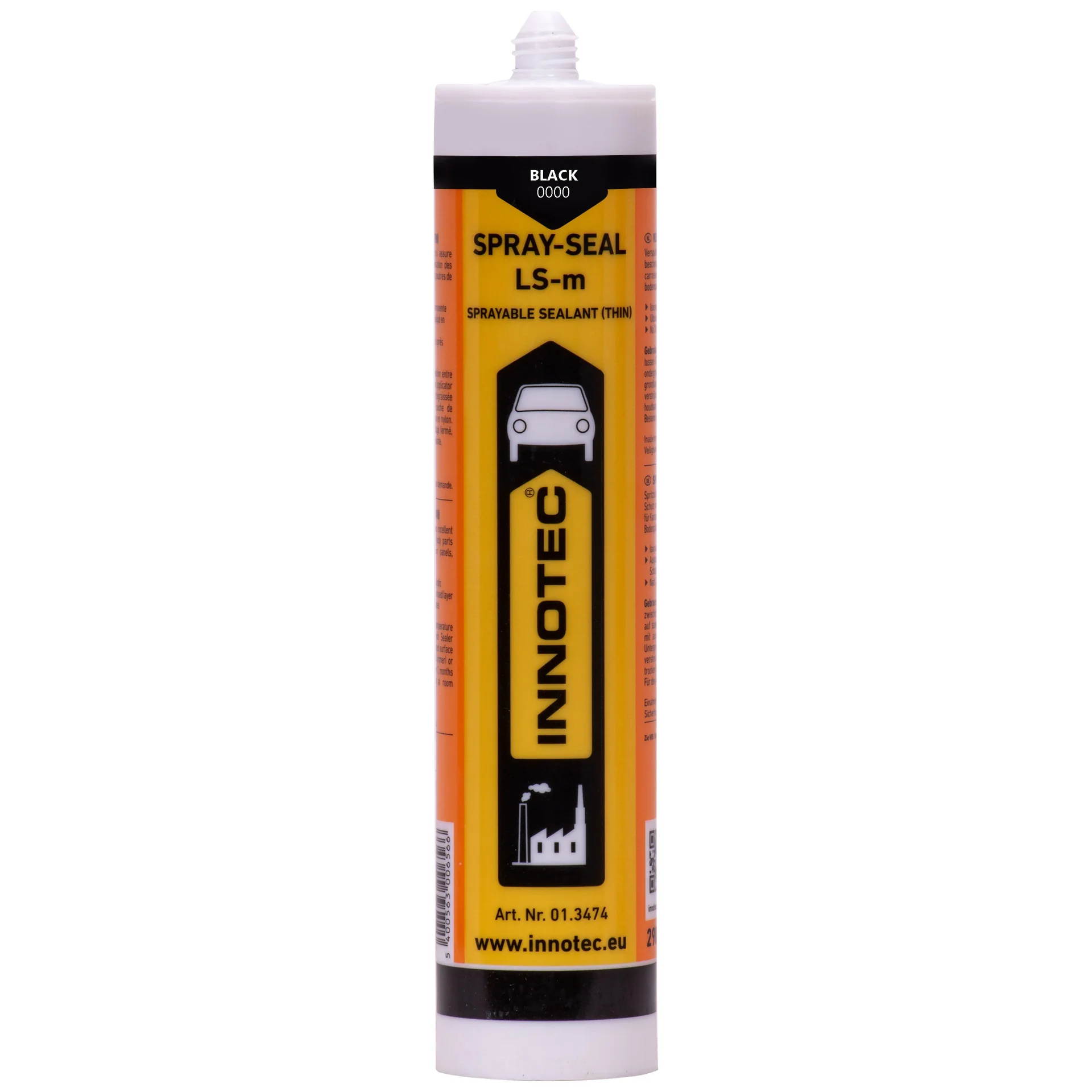 "Uszczelniacz w sprayu 290ml, spray uszczelniający, czarny image"
