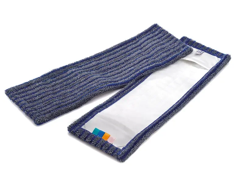 "Mop z mikrofibry 40cm, Mop do podłogi, niebiesko-szary, zestaw 10 szt. image"
