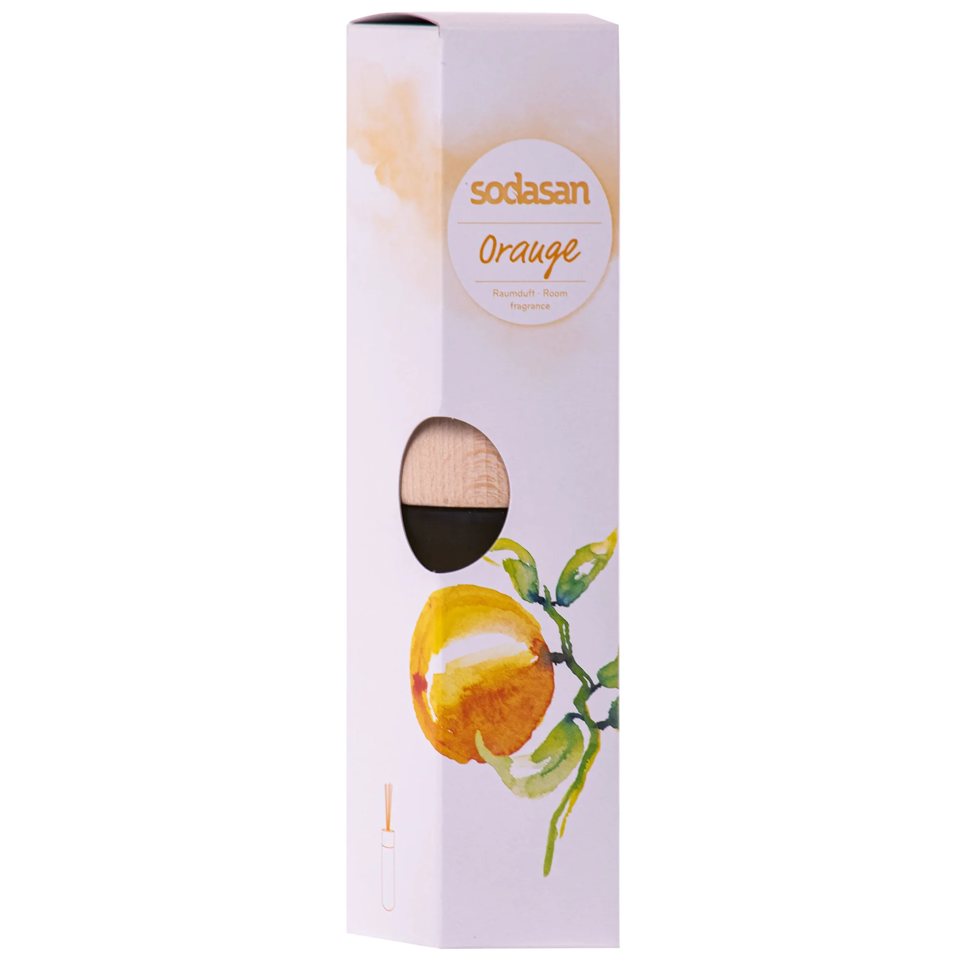 "Odświeżacz powietrza, zapach do domu, dyfuzor zapachowy, SODASAN senses ORANGE 200ml image"
