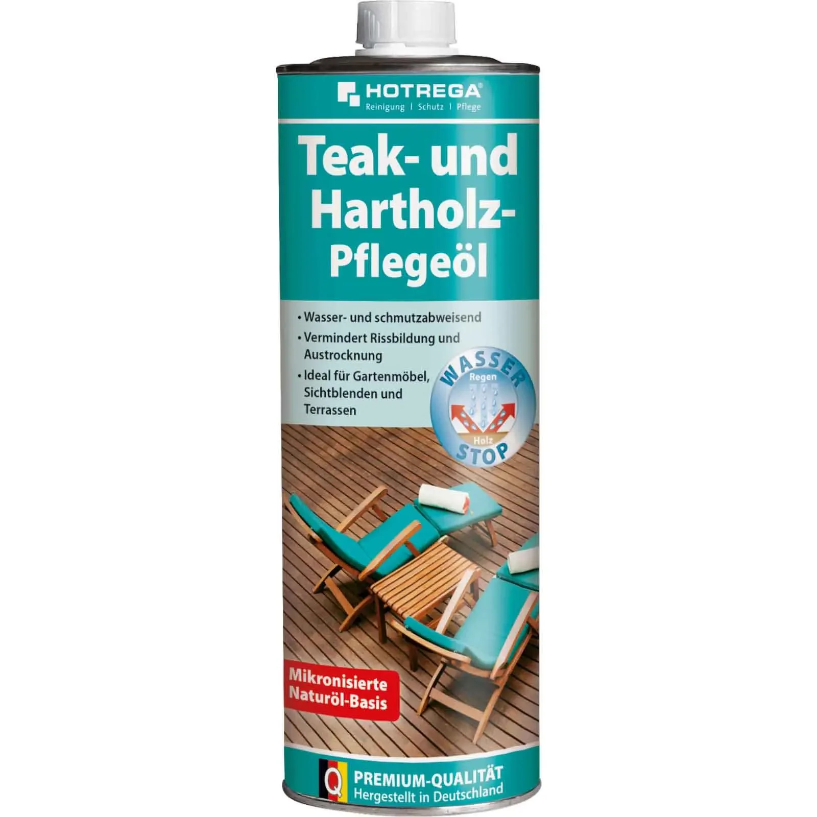 "Olej do drewna teak 1 Liter, olej do drewna egzotycznego, olej do drewna twardego image"