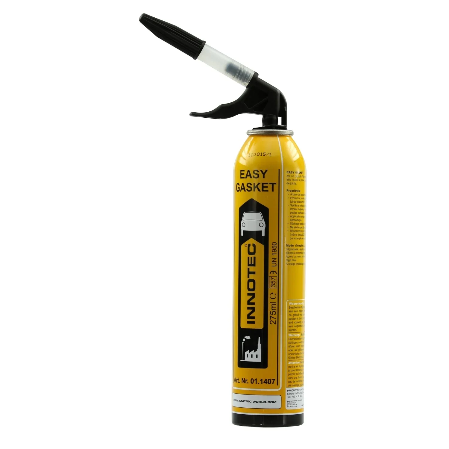 "Uszczelniacz w płynie, masa uszczelniająca, INNOTEC Easy Gasket 275ml z dyszą image"