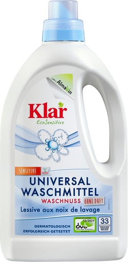 "Uniwersalny płyn do prania, płyn do prania orzechy piorące, 1.5l, do 20°C do 95°C image"