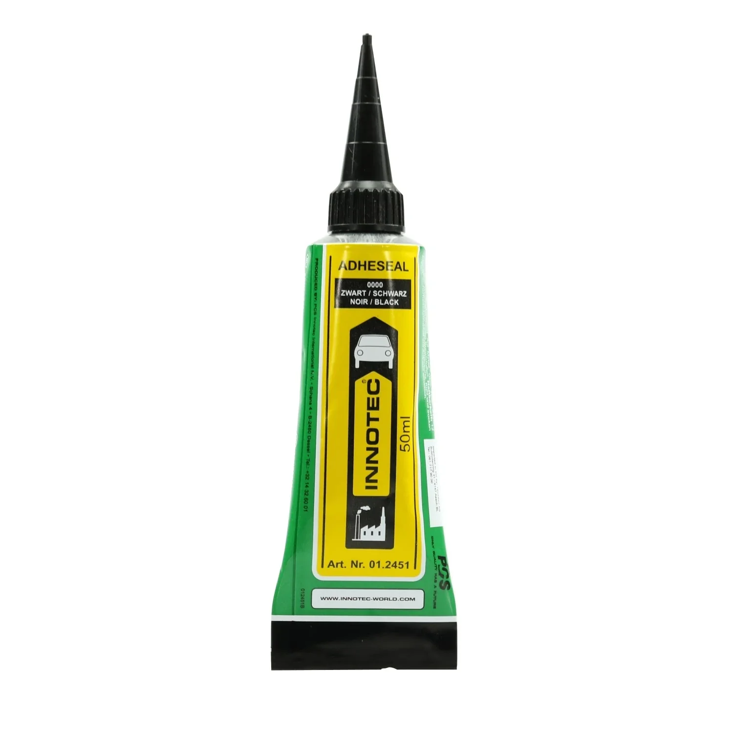 "Klej uszczelniający, czarny klej uszczelniający, Innotec Adheseal Express 50 ml, klej szybkoschnący image"