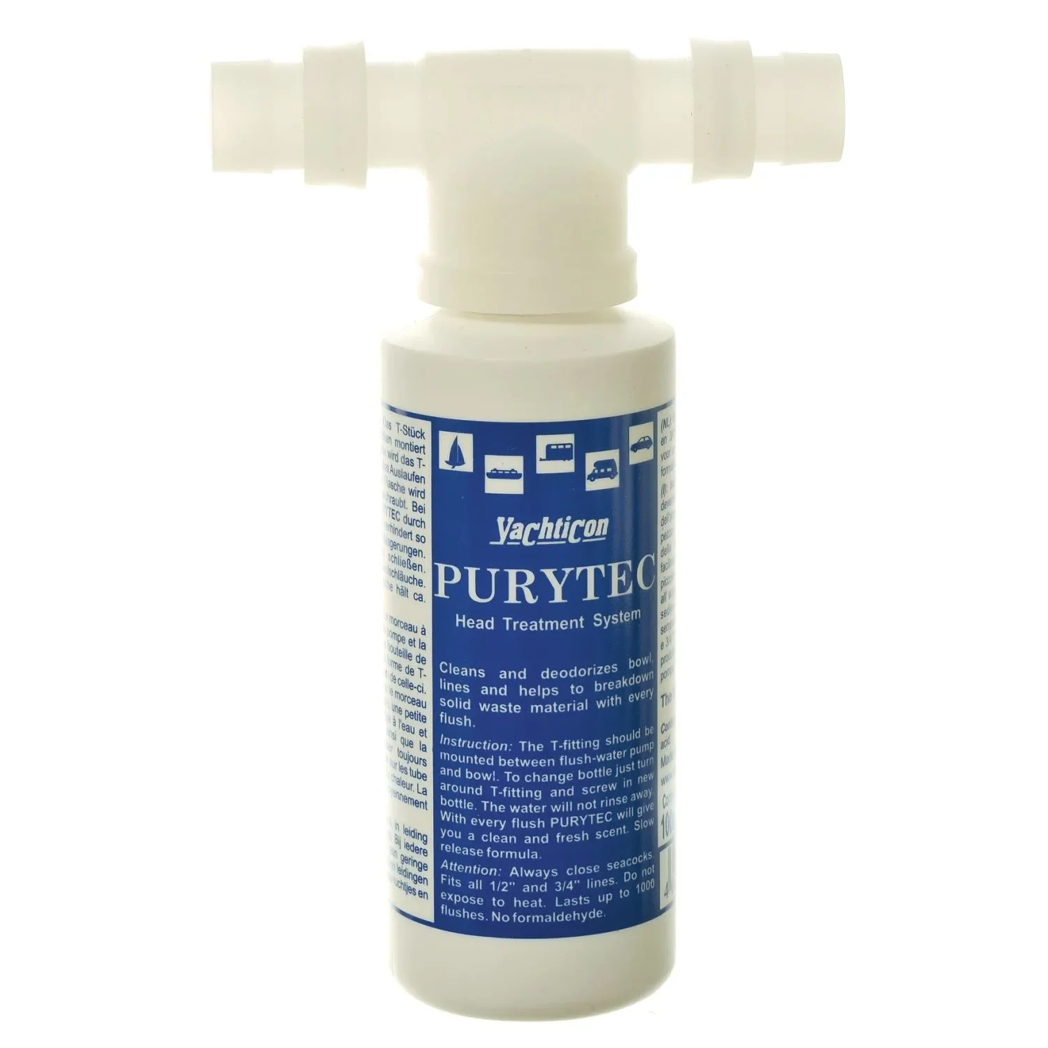 "Dezynfekcja wody pitnej, uzdatnianie wody, zestaw Purytec, trójnik, butelka 100 ml image"