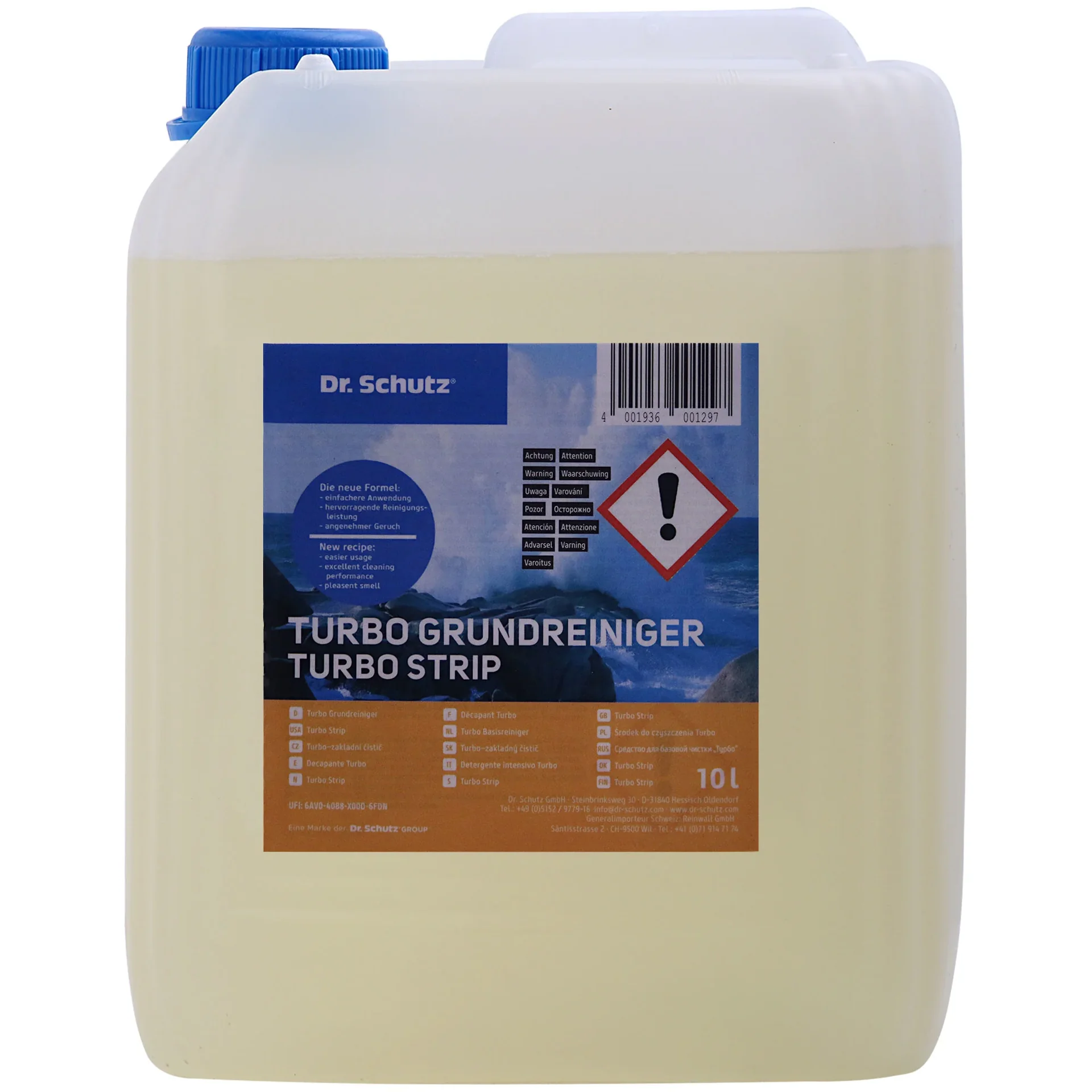 Środek do gruntownego czyszczenia 10 Liter, silny preparat do czyszczenia podłóg