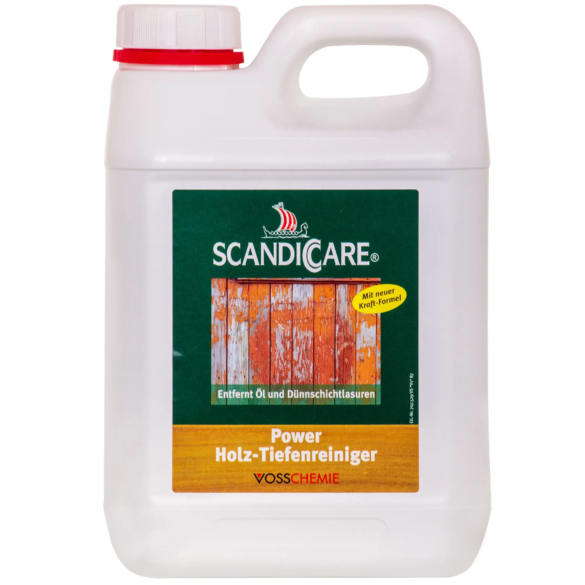 "Środek do czyszczenia drewna, preparat do czyszczenia drewna, Power Holz Tiefenreiniger 2,5 Liter image"
