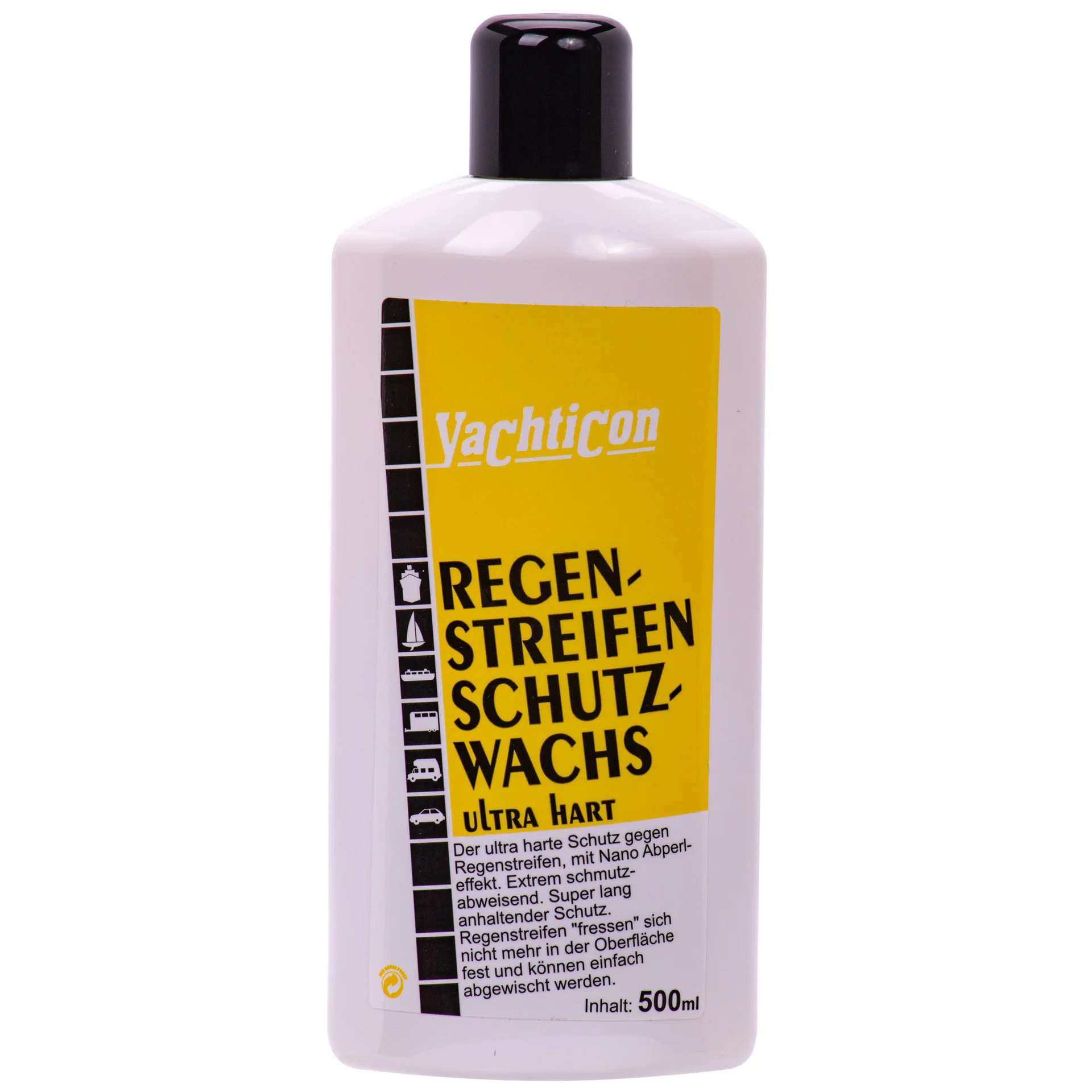Wosk do łodzi, ochrona przed smugami deszczu, 500 ml ultra hart