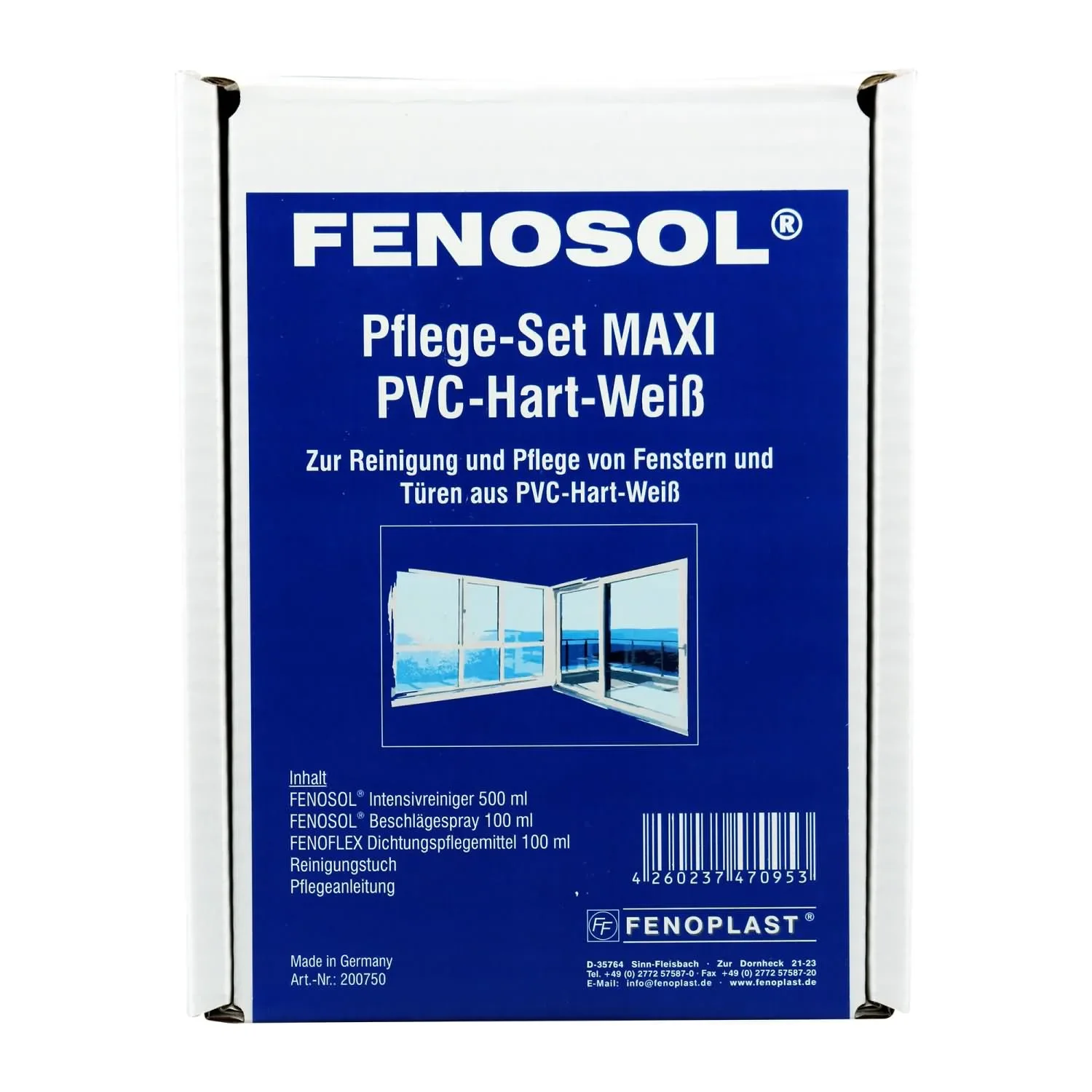 "Czyszczenie PCV, zestaw do pielęgnacji PCV, Fenosol Pflege-Set PVC-Hart-weiß MAXI image"