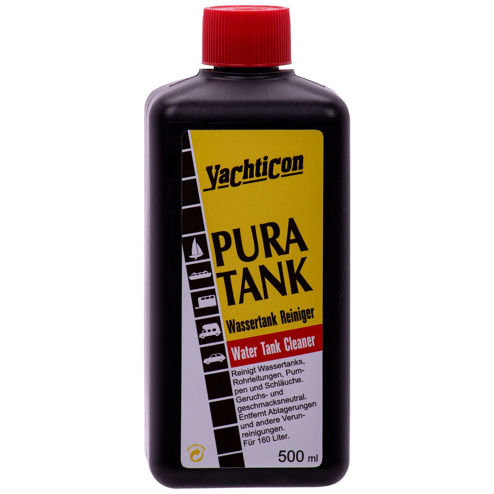 "Oczyszczanie wody pitnej, uzdatnianie wody pitnej, Pura Tank 500ml, do kampera, na jachcie, bez chloru image"