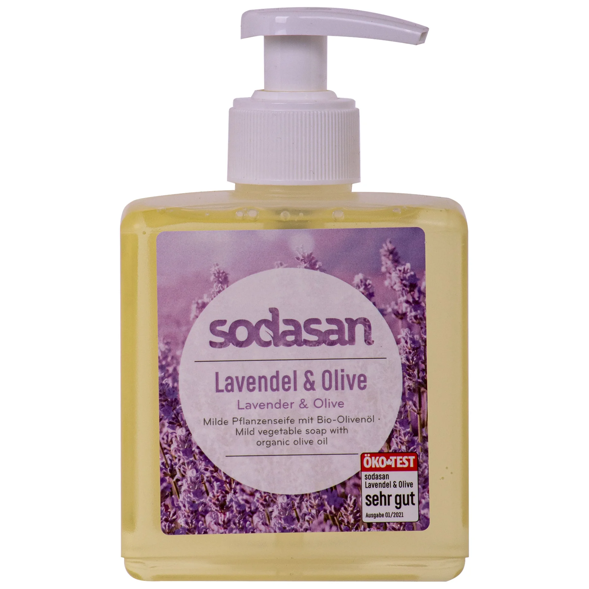 "Mydło w płynie, lawendowe, oliwkowe, 300ml, naturalne mydło image"