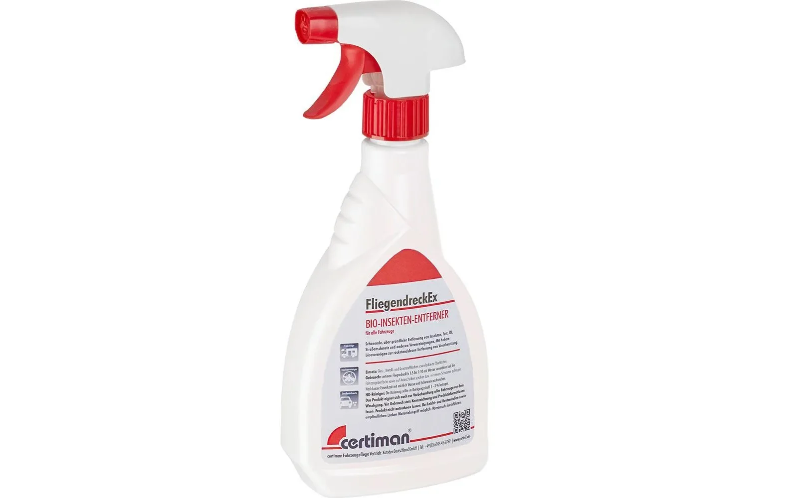 Preparat do usuwania much, płyn na muchy, środek na odchody much, 500 ml Pumpsprühflasche