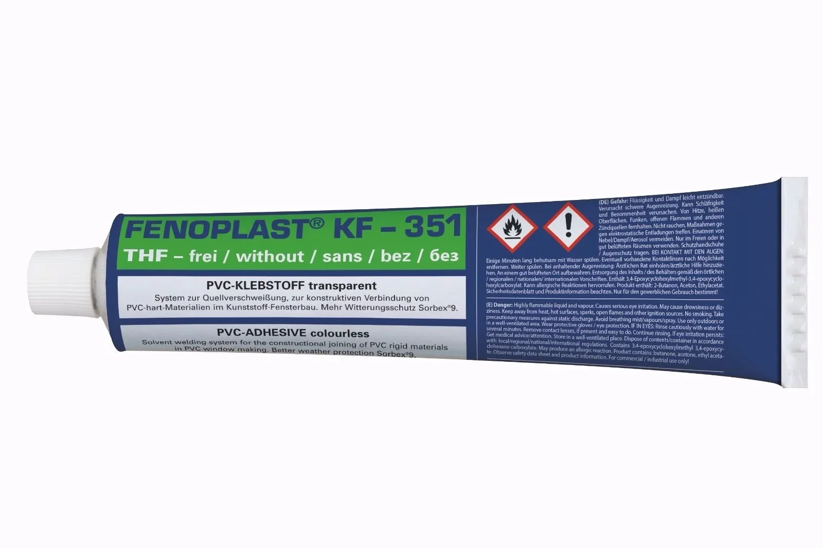 "Klej do twardego PVC, transparentny, 180 g/200 ml, do PCV twardego image"