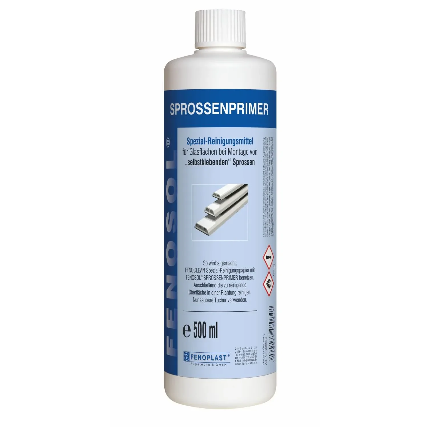 Primer do okien, primer do PCV, podkład pod okna PCV, Fenosol Sprossenprimer 500 ml