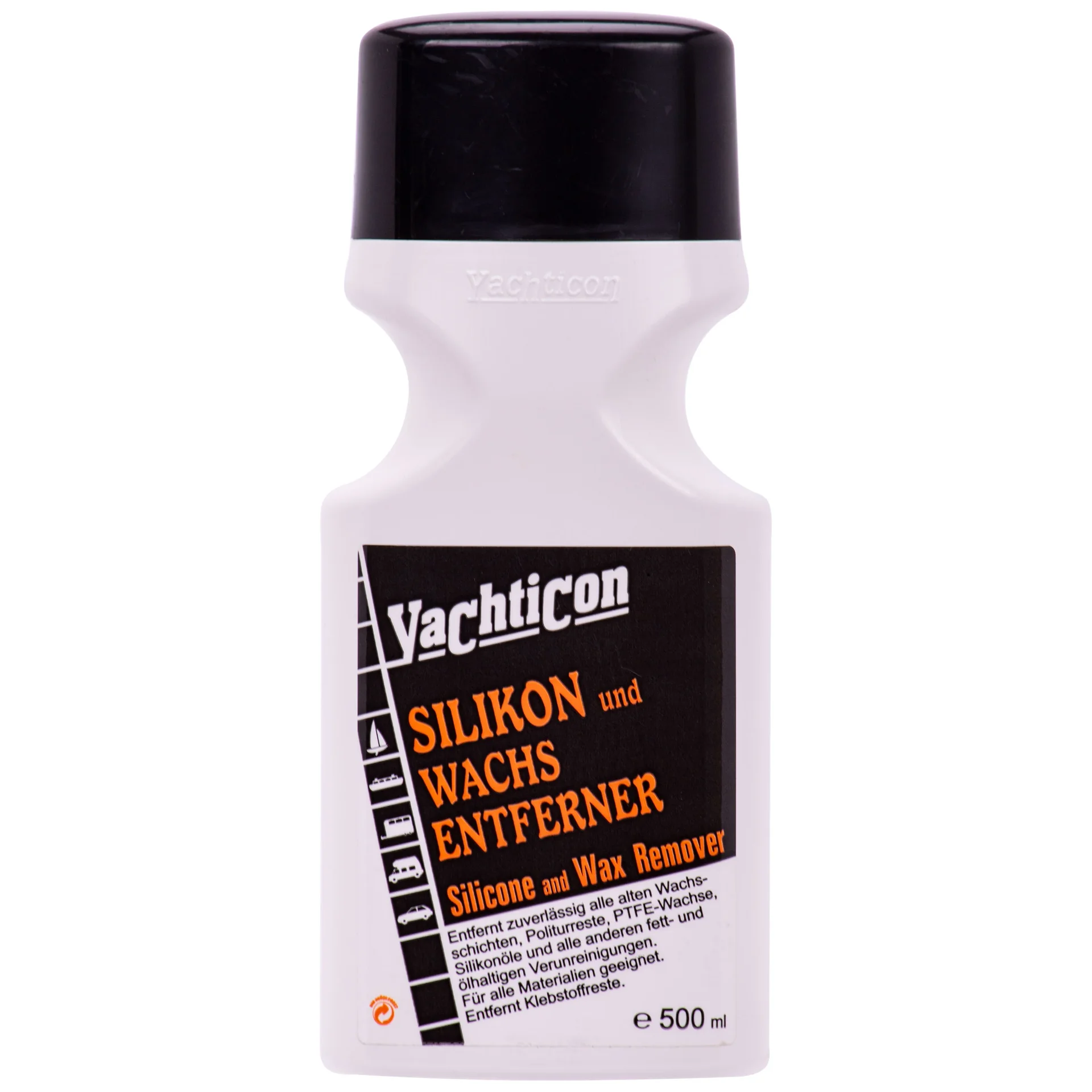 "Usuwanie silikonu, odtłuszczacz do powierzchni, YACHTICON Silikon- und Wachsentferner 500 ml image"
