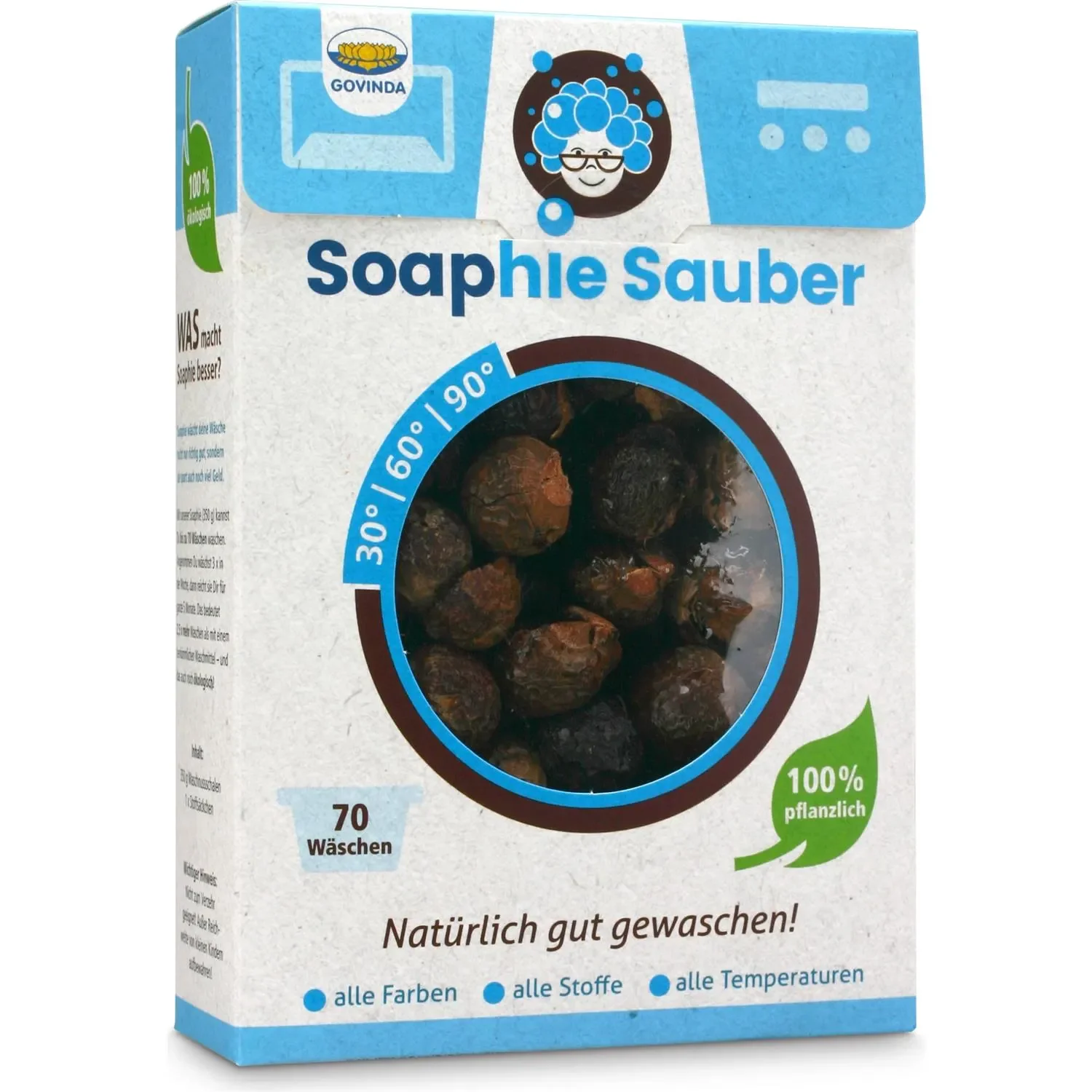 Orzechy piorące 350 g, łupiny orzechów piorących, naturalne środki do prania