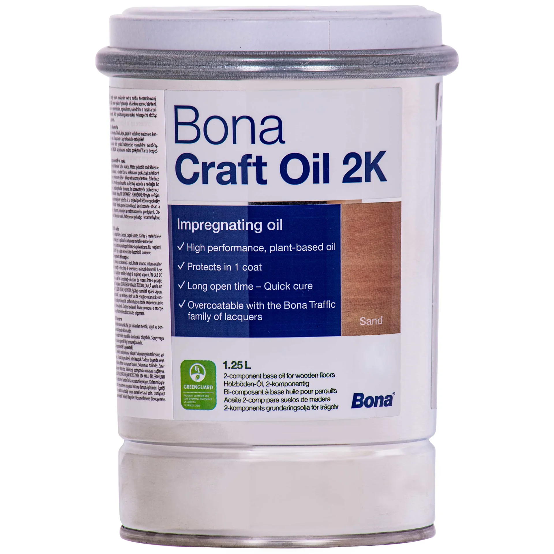 "Olej do drewna 1,25 Litra, Craft Oil 2K Sand, olej do podłogi image"
