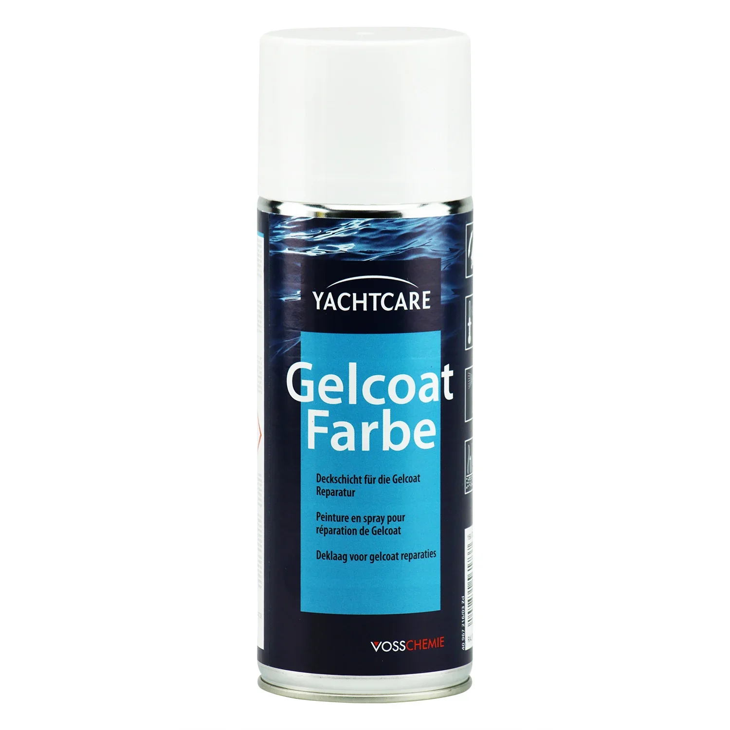 "Gelcoat RAL 9010, farba w sprayu, biały, 400 ml, naprawczy, do łodzi image"