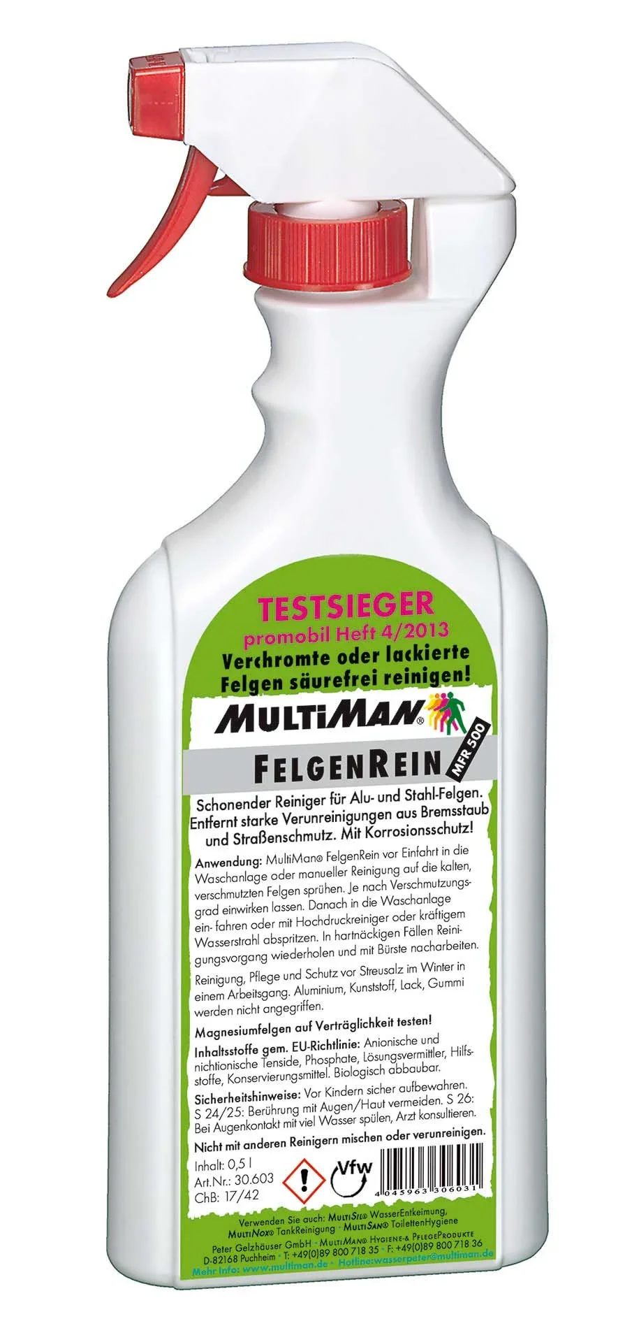"Płyn do felg, czyszczenie felg, środek do czyszczenia felg 500 ml image"
