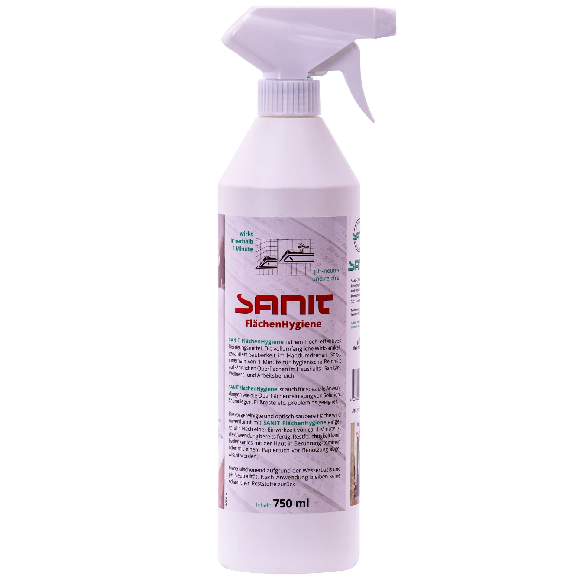 "Dezynfekcja powierzchni, płyn do dezynfekcji powierzchni, 750 ml, środek do dezynfekcji, spray image"