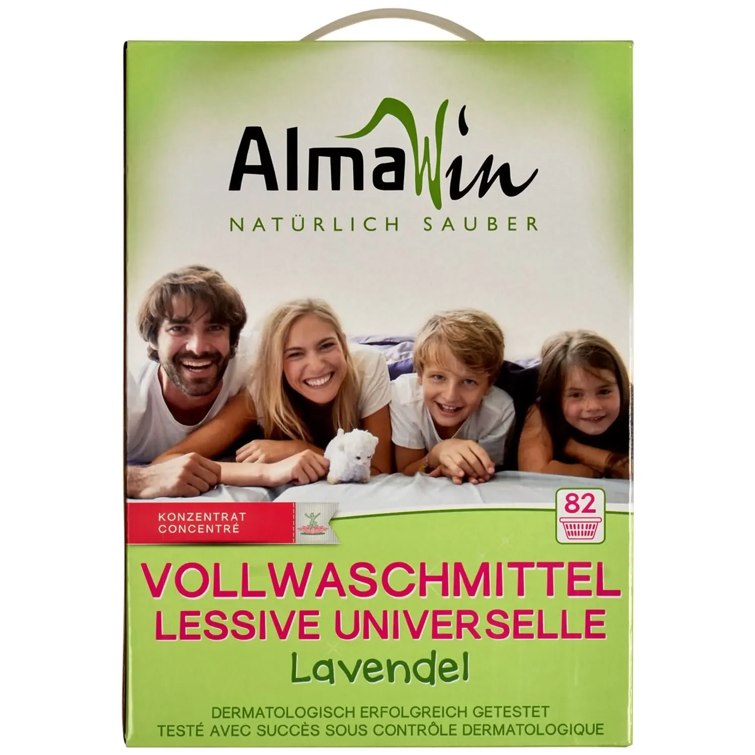 "Proszek do prania, ALMAWIN 2 x 4,6 kg, 164 prania, uniwersalny image"
