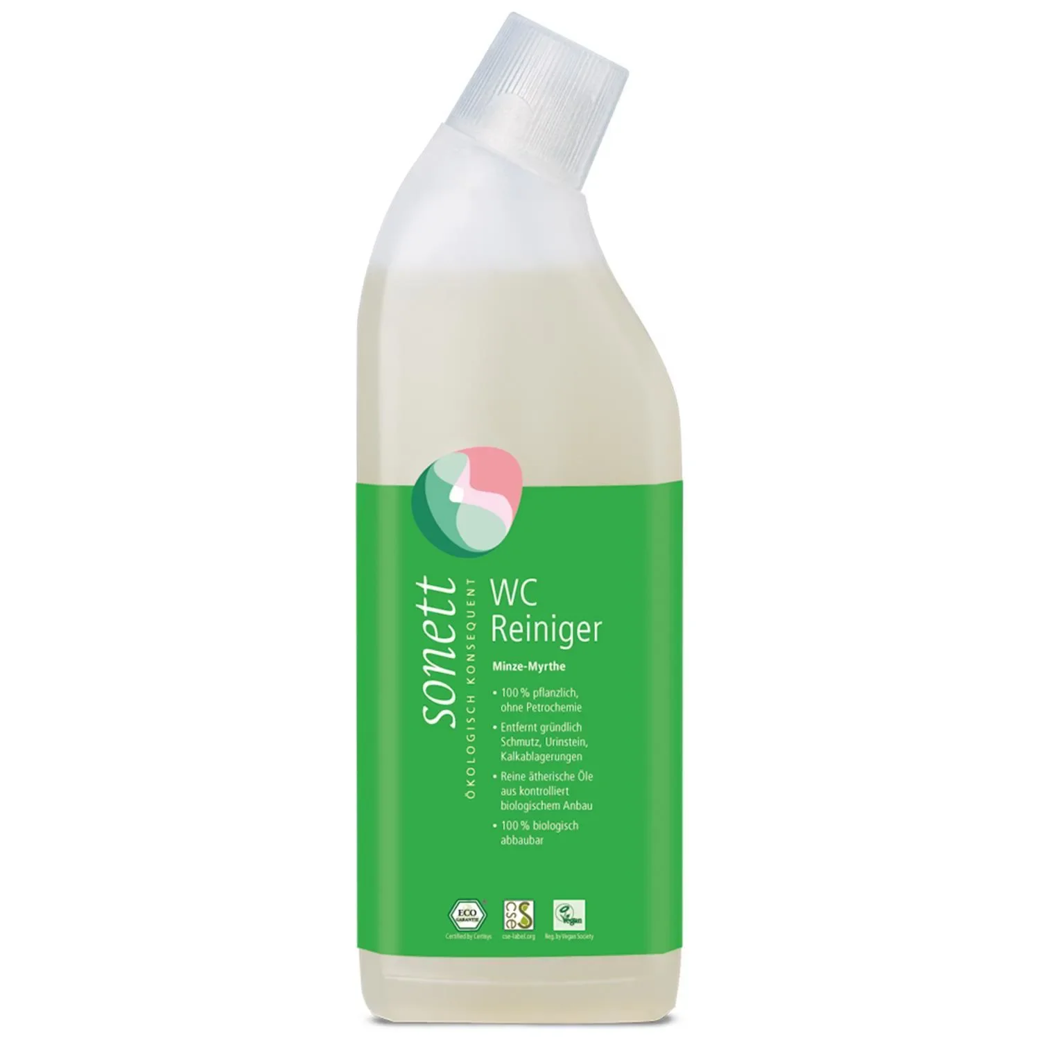 "Płyn do WC, środek do czyszczenia toalet, 6 x 750 ml, miętowy, naturalny image"