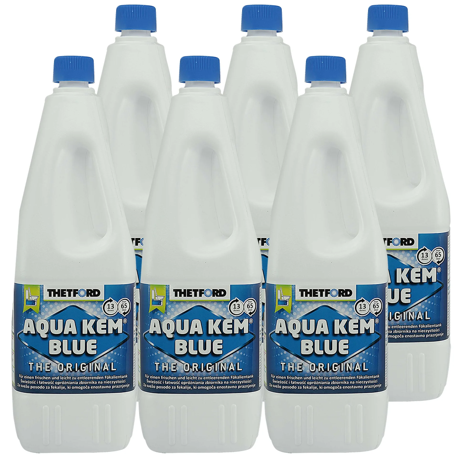"Płyn do toalet turystycznych, chemia do toalet, 6 x 2 Liter, płyn do WC turystycznego image"