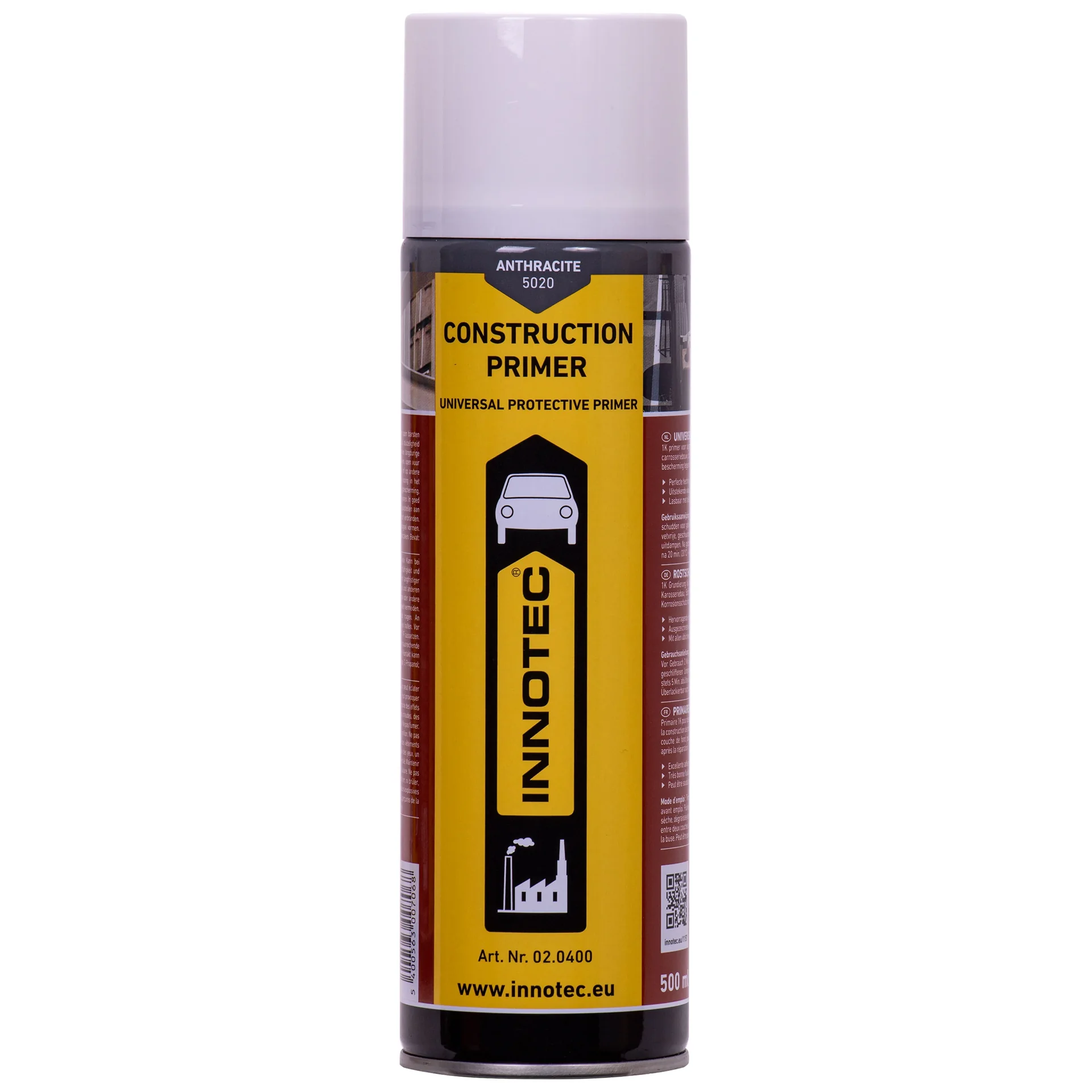 Podkład antykorozyjny, podkład do metalu, podkład gruntujący antracyt, 500 ml