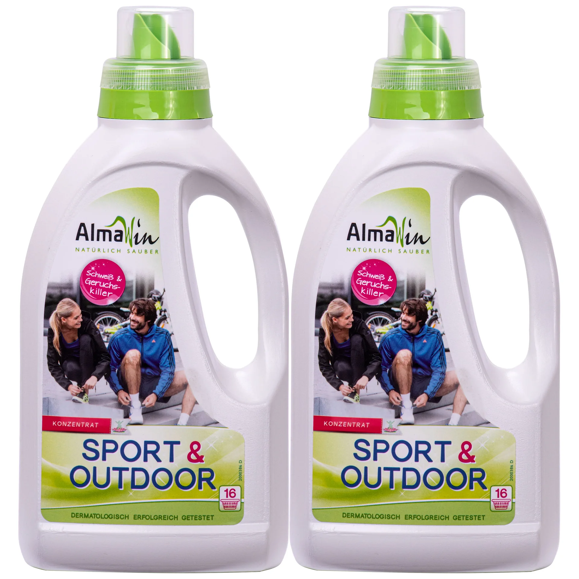 Płyn do prania odzieży sportowej, płyn do prania outdoor, 2 x 750 ml