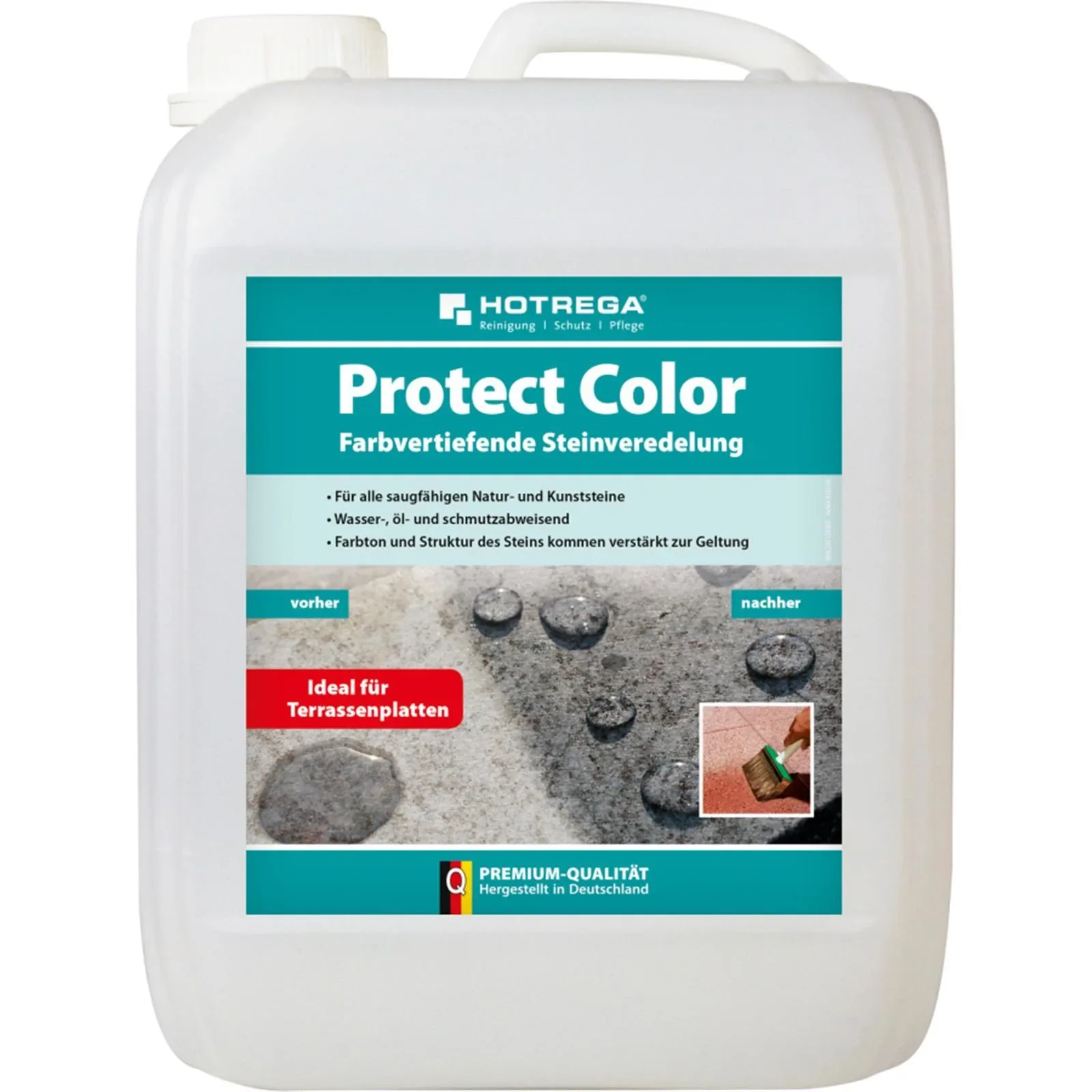 "Impregnat do kamienia 2 x 5L, farbująca impregnacja, ochrona kamienia image"