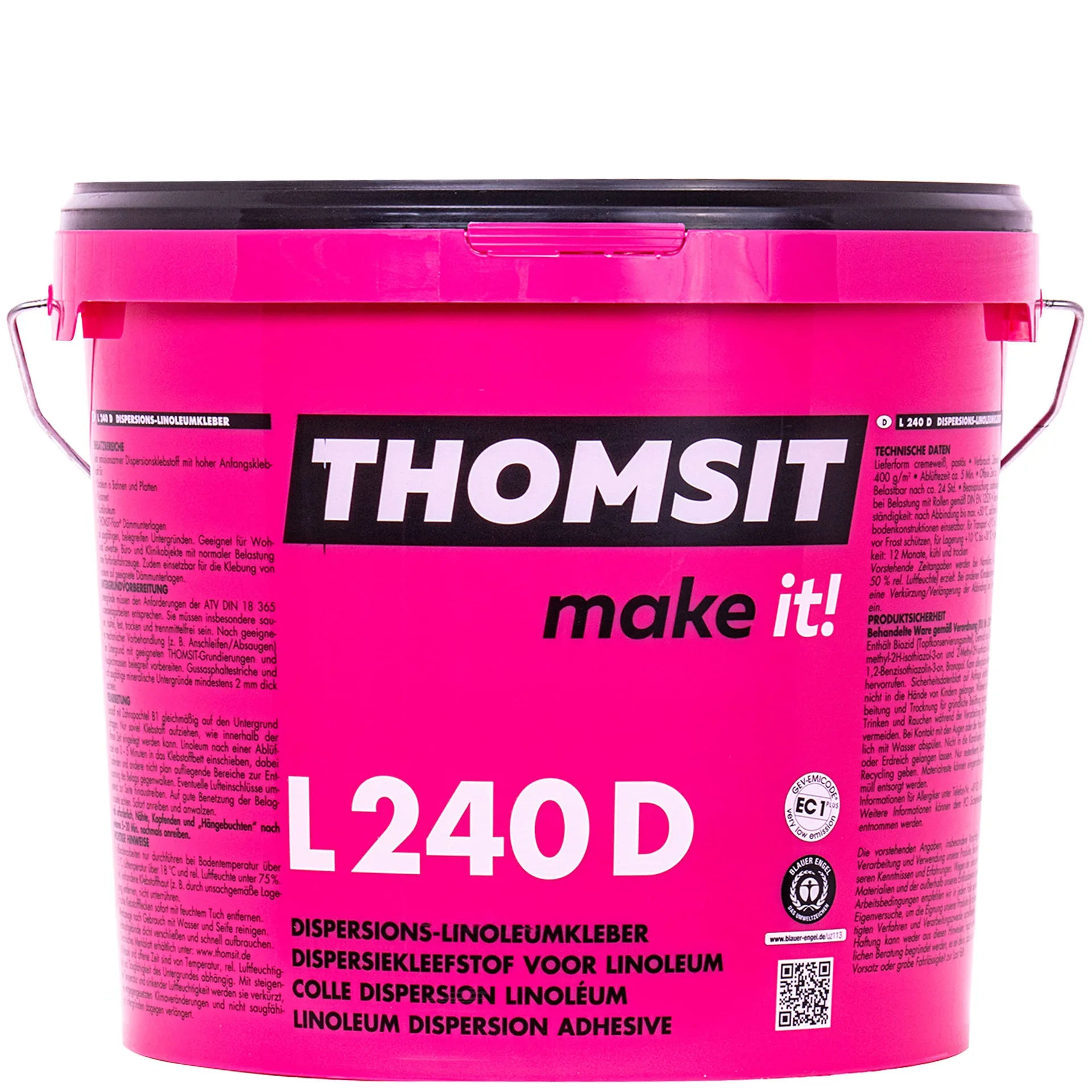 "Klej do linoleum, dyspersyjny, 15 kg, do wykładzin linoleum image"