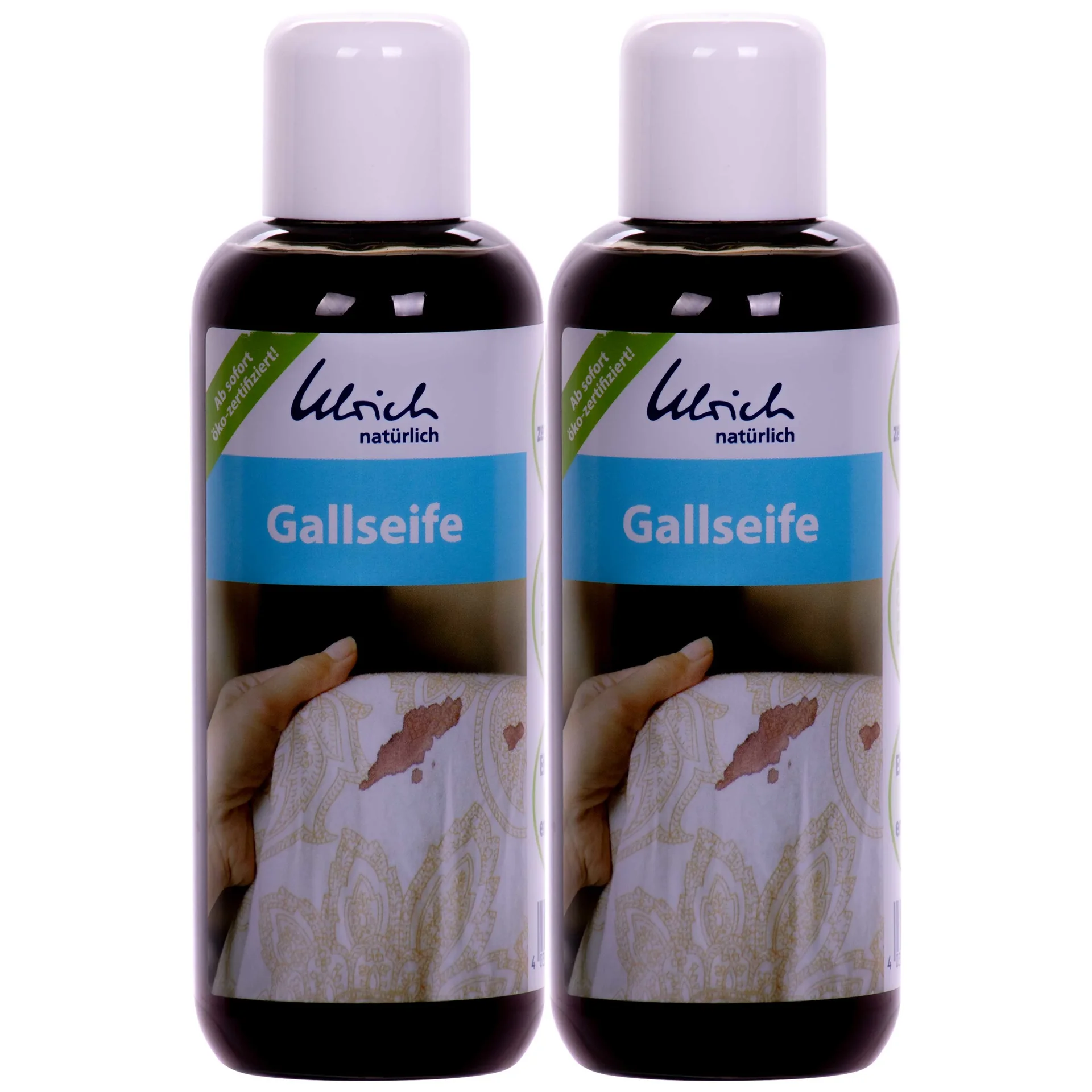 "Mydło galasowe, odplamiacz do ubrań, 2 x 250 ml w płynie, ekologiczny image"