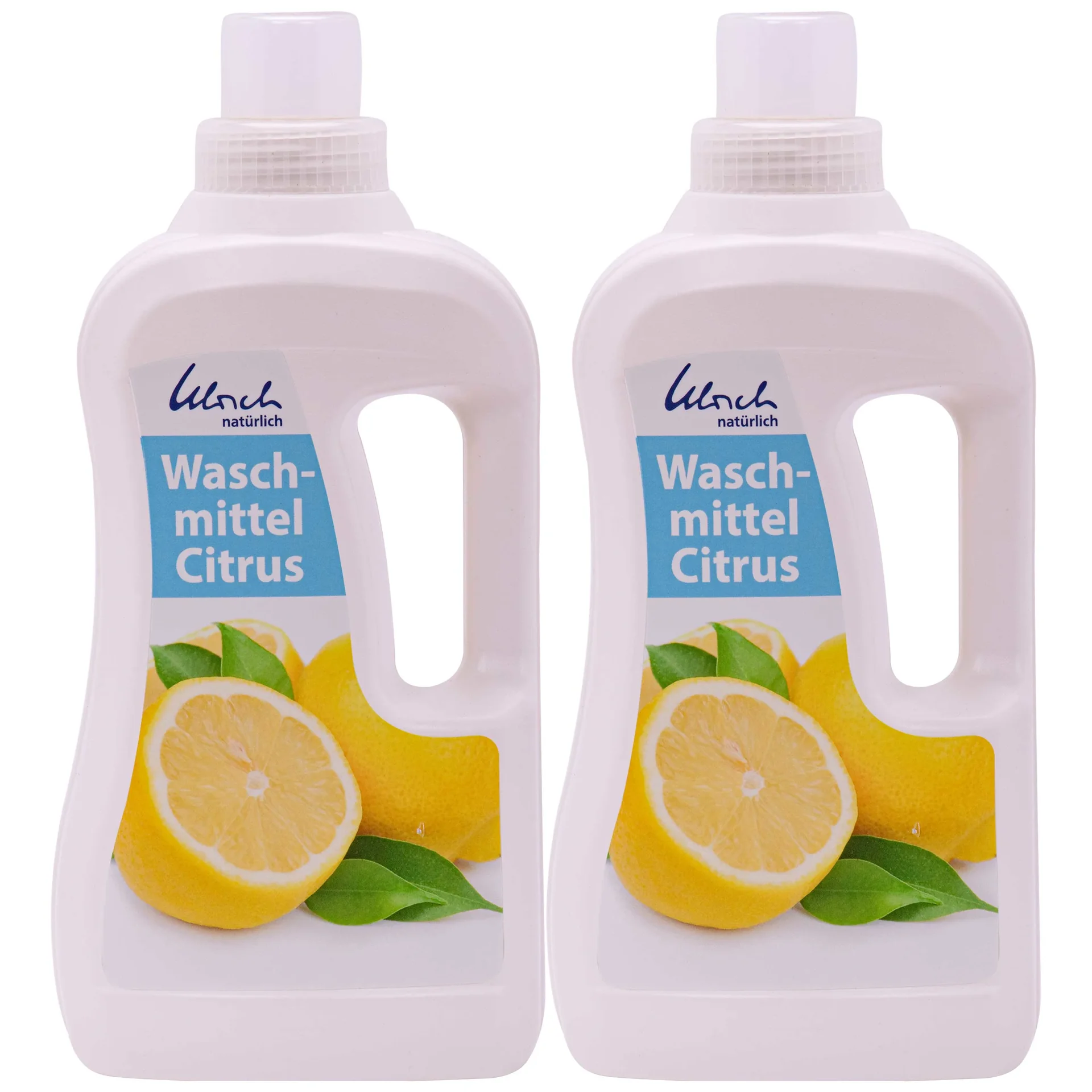 "Ekologiczny płyn do prania, naturalny, citrus, wegański, 2 x 1 litr, certyfikowany image"