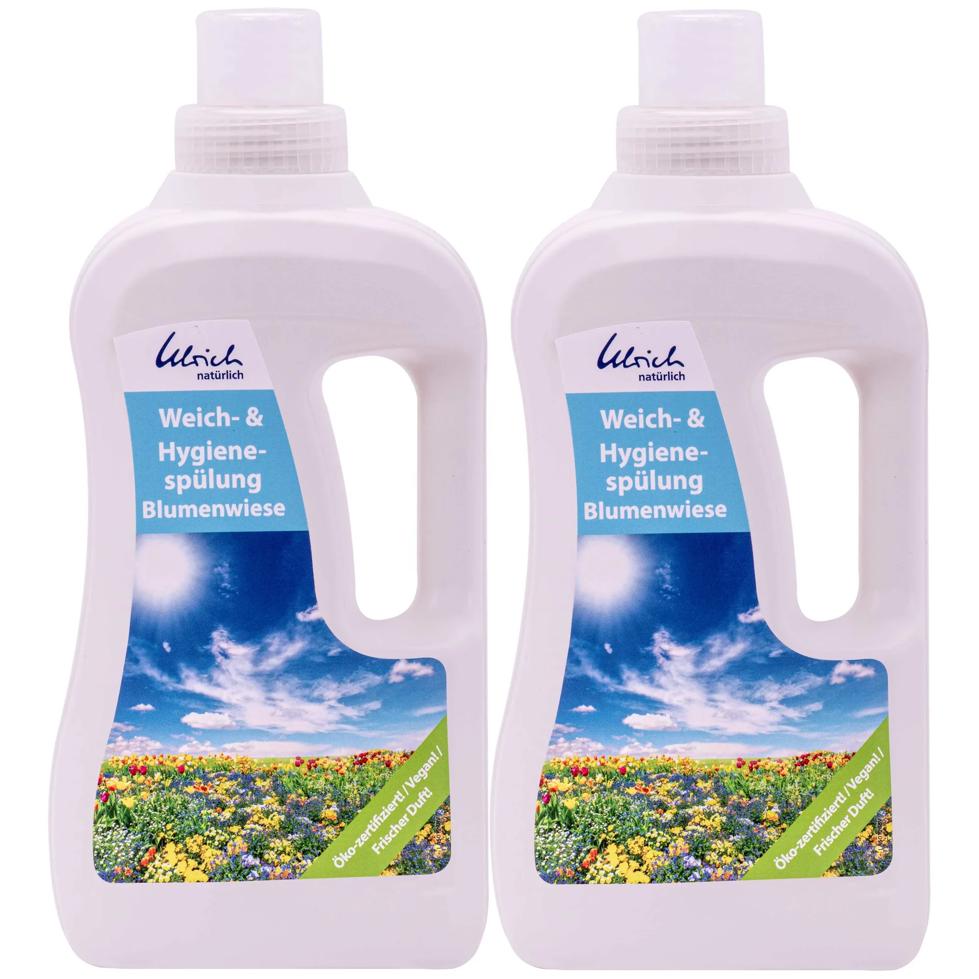 "Płyn do płukania tkanin, 2 x 1 Litr, kwiatowa łąka, naturalny image"