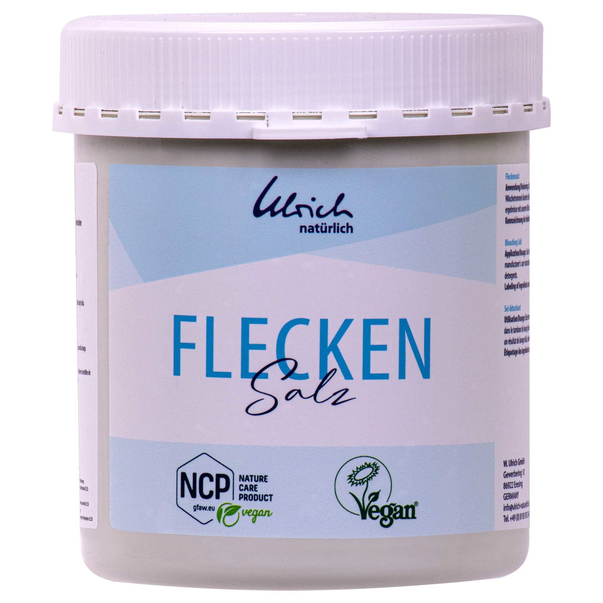Odplamiacz do tkanin, sól do plam, 900 g