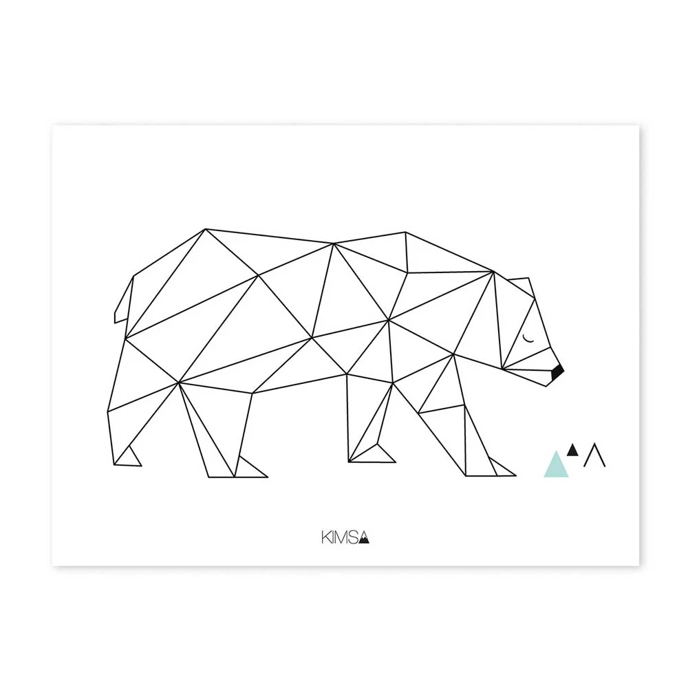 Lilipinso plakat miś origami