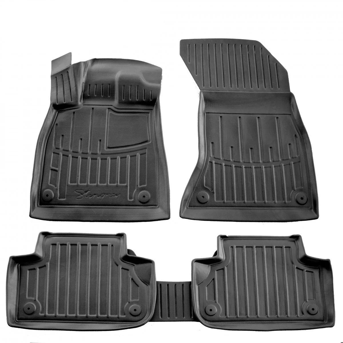 "Dywaniki gumowe Audi Q5, 3D passgenau, samochodowe gumowe image"