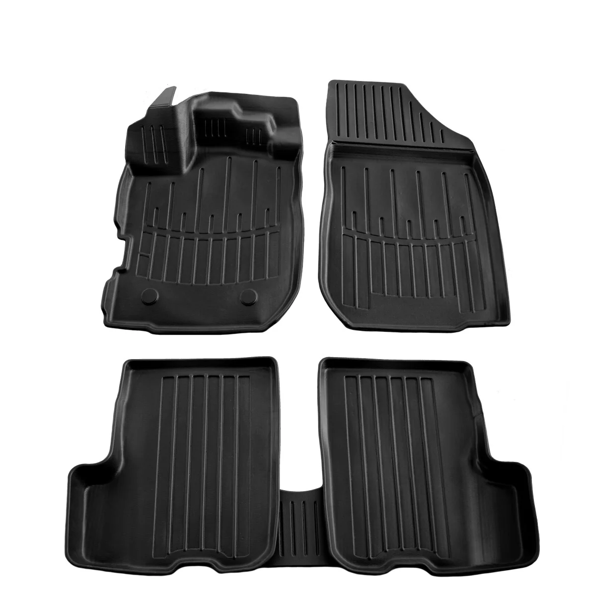 Dacia Logan II MCV dywaniki gumowe, Dywaniki 3D, dopasowane, z poliuretanu