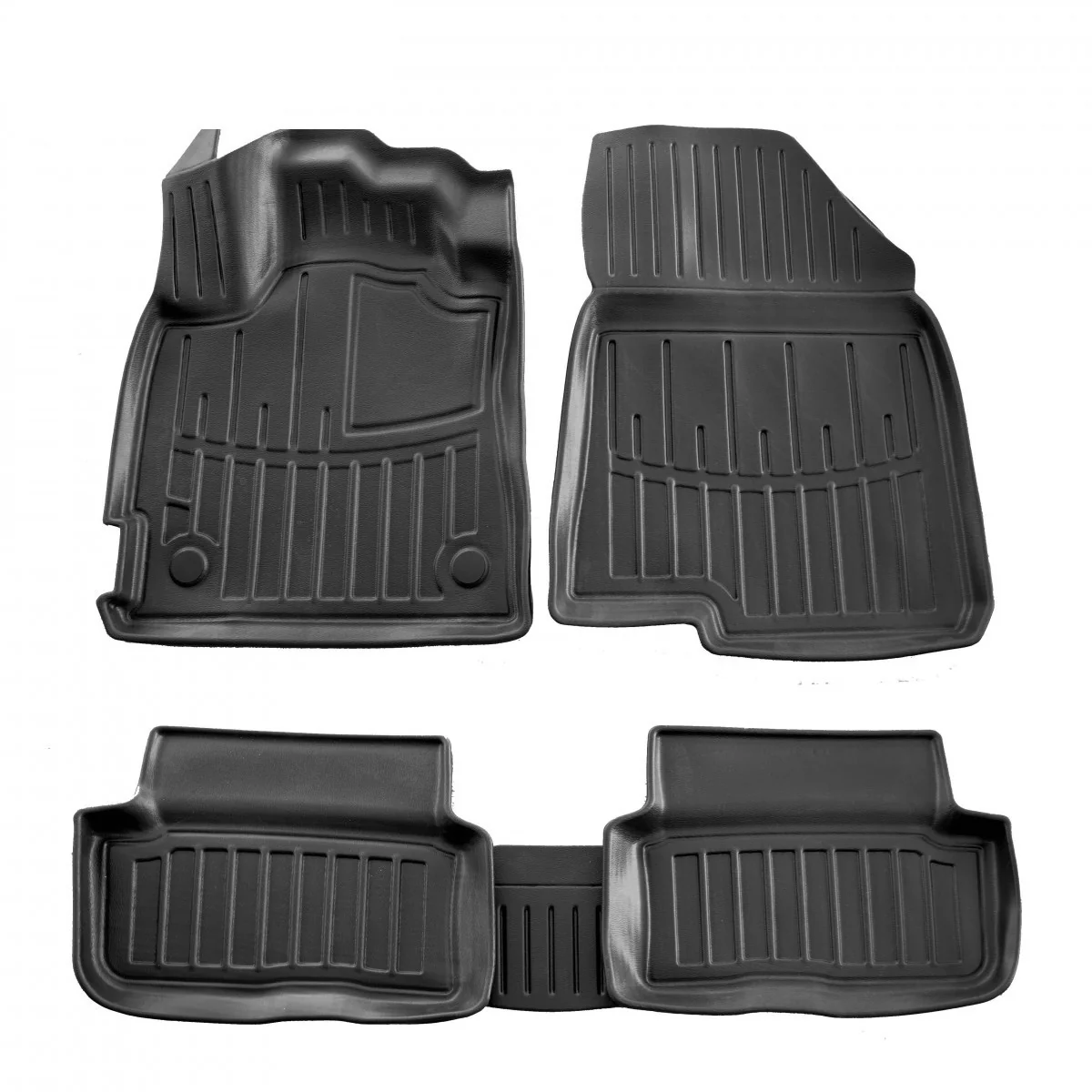 "Dywaniki gumowe 3D do DACIA Sandero Stepway III (2020-...), komfortowe, precyzyjnie dopasowane image"