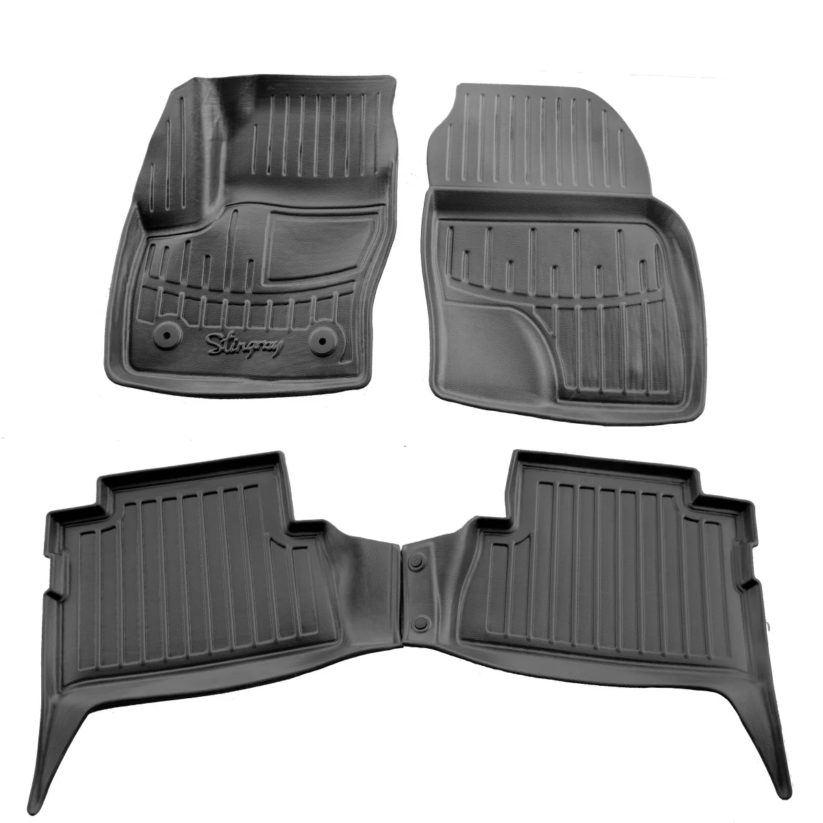 "Dywaniki gumowe auto 3D, FORD C-Max 2010-2019 Benzin, idealnie dopasowane image"