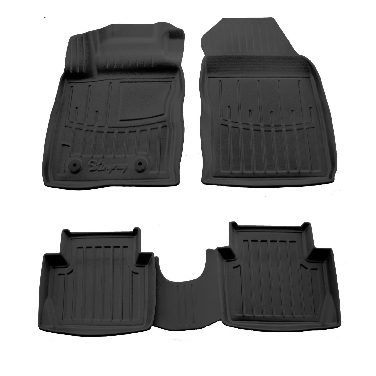 Dywaniki samochodowe, gumowe dywaniki samochodowe 3D, idealnie dopasowane do FORD EcoSport II (2013-2023)