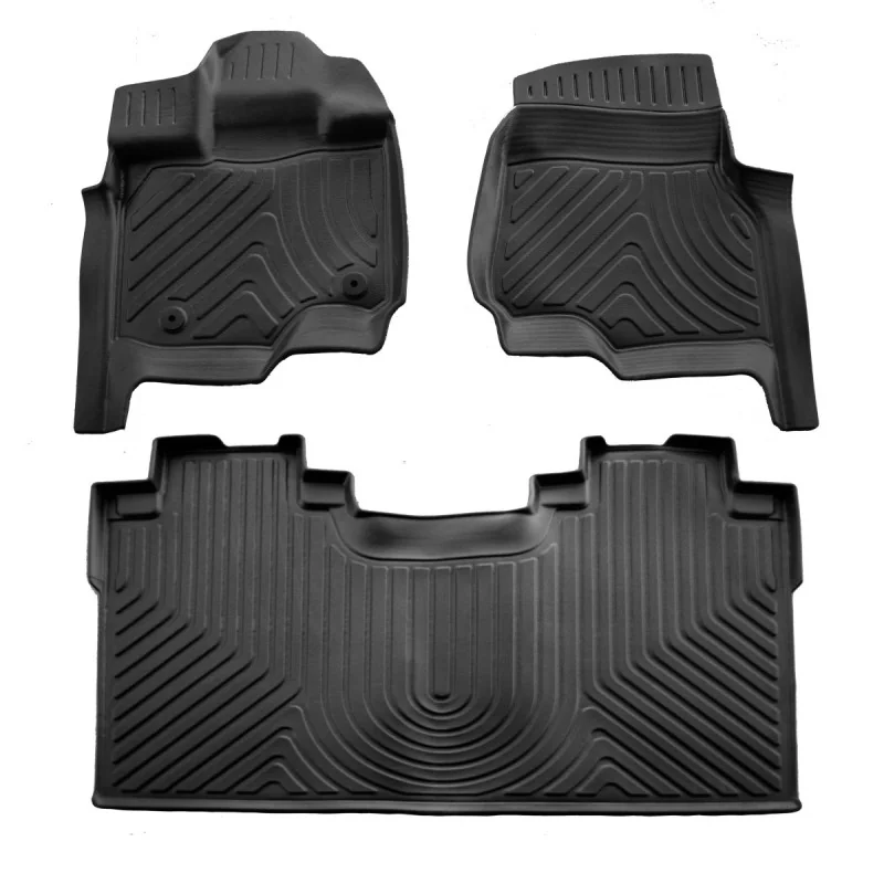 "Maty gumowe auto 3D do FORD F-150 (Crew Cab) (2014-2021), idealnie dopasowane image"